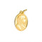 Pendentif Paul Brandt - Médaille religieuse ovale en or jaune 750/1000 58 Facettes LMB-414