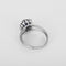Bague 56 Bague marguerite en platine et or blanc, saphir et diamants 58 Facettes B260416