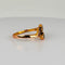 Bague 56 Bague en or rose 18k, péridots taille poire et perles 58 Facettes 2609002