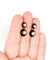 Boucles d'oreilles Boucles d’oreilles dormeuses victoriennes en or 18k, perles et émail noir (vers 1890) 58 Facettes A07912
