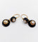 Boucles d'oreilles Boucles d’oreilles dormeuses victoriennes en or 18k, perles et émail noir (vers 1890) 58 Facettes A07912