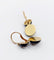 Boucles d'oreilles Boucles d’oreilles dormeuses victoriennes en or 18k, perles et émail noir (vers 1890) 58 Facettes A07912