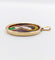 Pendentif Pendentif porte-photo reliquaire en or 18k, émail de Limoges, vers 1950 58 Facettes A07916