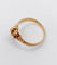 Bague 58 Bague chevalière victorienne en or rose 18k, fleur, vers 1890 58 Facettes A07917