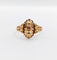Bague 58 Bague chevalière victorienne en or rose 18k, fleur, vers 1890 58 Facettes A07917
