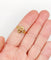Bague 58 Bague chevalière victorienne en or rose 18k, fleur, vers 1890 58 Facettes A07917
