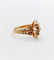 Bague 58 Bague chevalière victorienne en or rose 18k, fleur, vers 1890 58 Facettes A07917