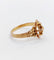 Bague 58 Bague chevalière victorienne en or rose 18k, fleur, vers 1890 58 Facettes A07917