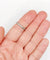 Bague 55.5 Alliance américaine en or blanc 18k avec diamants, vers 1960 58 Facettes A07918