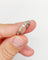 Bague 55.5 Alliance américaine en or blanc 18k avec diamants, vers 1960 58 Facettes A07918
