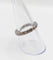 Bague 55.5 Alliance américaine en or blanc 18k avec diamants, vers 1960 58 Facettes A07918