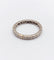 Bague 55.5 Alliance américaine en or blanc 18k avec diamants, vers 1960 58 Facettes A07918