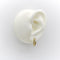 Boucles d'oreilles Créoles vintage côtelées en or 14k 58 Facettes 11234