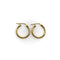Boucles d'oreilles Créoles vintage en or 14k 58 Facettes 11232