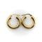 Boucles d'oreilles Boucles d’oreilles créoles macaroni vintage italiennes en or 18k 58 Facettes 11233