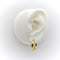 Boucles d'oreilles Boucles d’oreilles créoles macaroni vintage italiennes en or 18k 58 Facettes 11233
