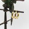Boucles d'oreilles Boucles d’oreilles créoles macaroni vintage italiennes en or 18k 58 Facettes 11233