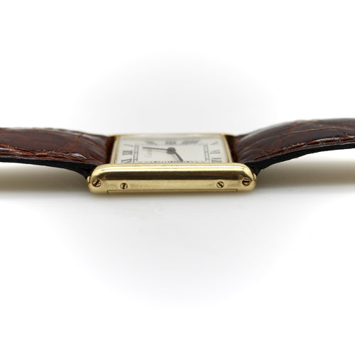 Montre Cartier - Montre Tank Louis 78086 en or 18k, vers les années 1980 58 Facettes 11236