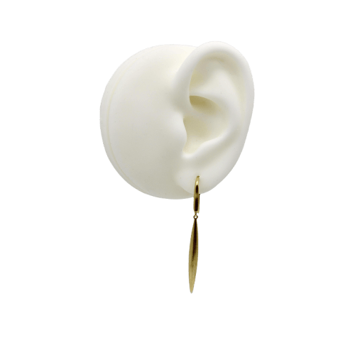 Boucles d'oreilles Tiffany & Co. - Boucles d’oreilles pendantes Feather Drop en or 18k 58 Facettes 11237