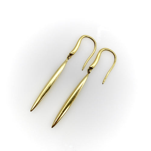 Boucles d'oreilles Tiffany & Co. - Boucles d’oreilles pendantes Feather Drop en or 18k 58 Facettes 11237