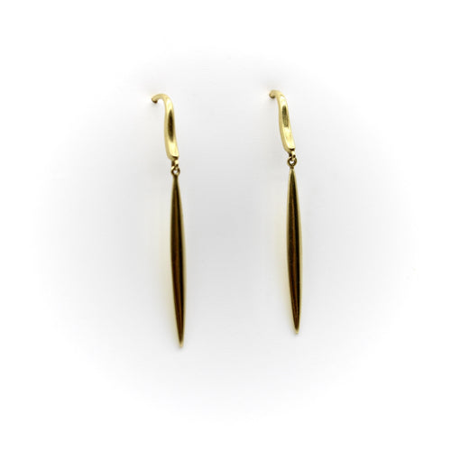 Boucles d'oreilles Tiffany & Co. - Boucles d’oreilles pendantes Feather Drop en or 18k 58 Facettes 11237
