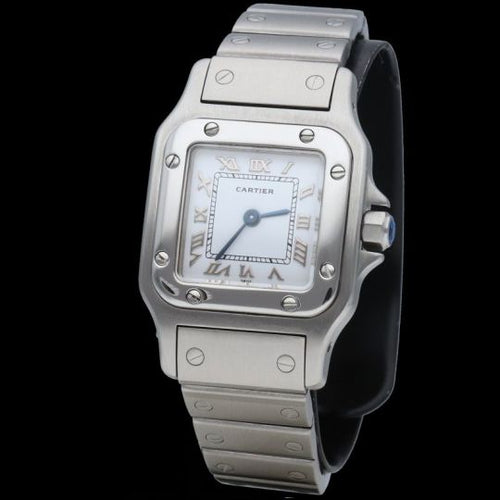 Montre Cartier - Montre Santos de Cartier Galbée 58 Facettes MT46677