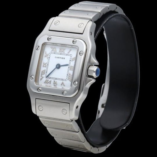 Montre Cartier - Montre Santos de Cartier Galbée 58 Facettes MT46677