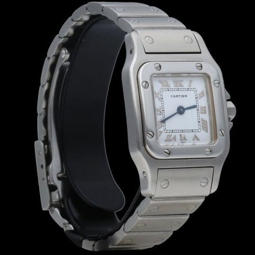 Montre Cartier - Montre Santos de Cartier Galbée 58 Facettes MT46677