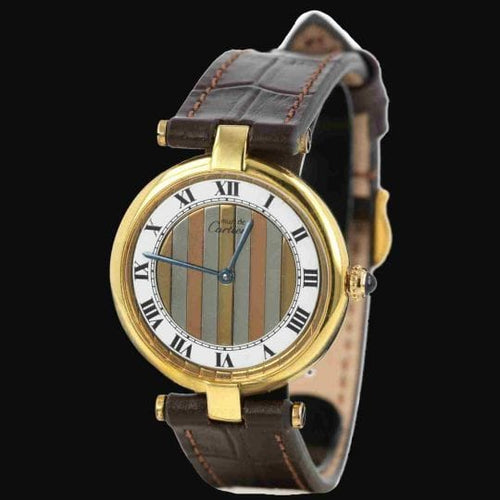 Montre Cartier - Montre Must Vendôme Vermeil 58 Facettes MT47995