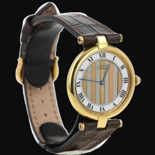Montre Cartier - Montre Must Vendôme Vermeil 58 Facettes MT47995