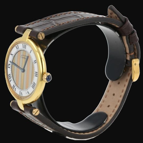 Montre Cartier - Montre Must Vendôme Vermeil 58 Facettes MT47995