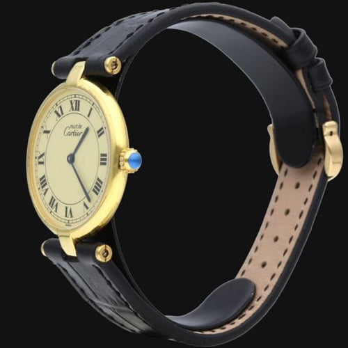 Montre Cartier - Montre Must de Cartier en vermeil 58 Facettes MT48006