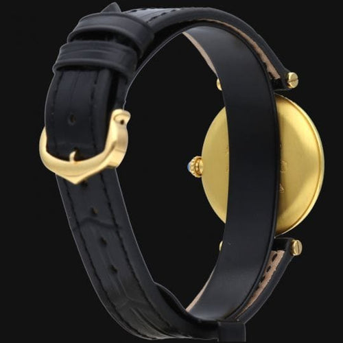 Montre Cartier - Montre Must de Cartier en vermeil 58 Facettes MT48006