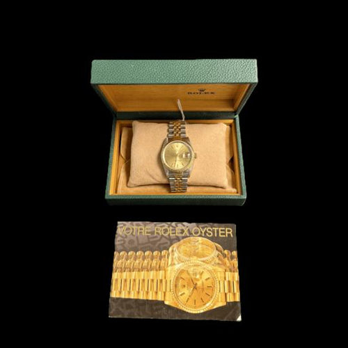 Montre Rolex - Montre Datejust 36 en or jaune et acier 58 Facettes MT44130