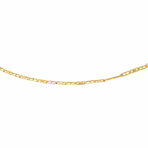 Collier Collier - Chaîne en or jaune 750, maille marine 58 Facettes 5653428CN