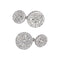 Boutons de manchette Boutons de manchette en or blanc 18 carats et diamants 58 Facettes 5600481CN