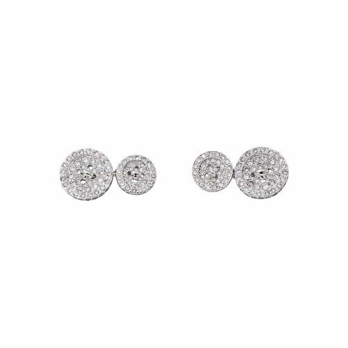 Boutons de manchette Boutons de manchette en or blanc 18 carats et diamants 58 Facettes 5600481CN