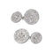 Boutons de manchette Boutons de manchette en or blanc 18 carats et diamants 58 Facettes 5600481CN