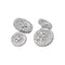 Boutons de manchette Boutons de manchette en or blanc 18 carats et diamants 58 Facettes 5600481CN