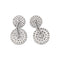 Boutons de manchette Boutons de manchette en or blanc 18 carats et diamants 58 Facettes 5600481CN