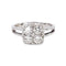 Bague 52 Bague en or blanc 750 (18 carats) pavée de diamants 58 Facettes 5709160CN