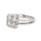 Bague 52 Bague en or blanc 750 (18 carats) pavée de diamants 58 Facettes 5709160CN