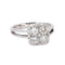 Bague 52 Bague en or blanc 750 (18 carats) pavée de diamants 58 Facettes 5709160CN