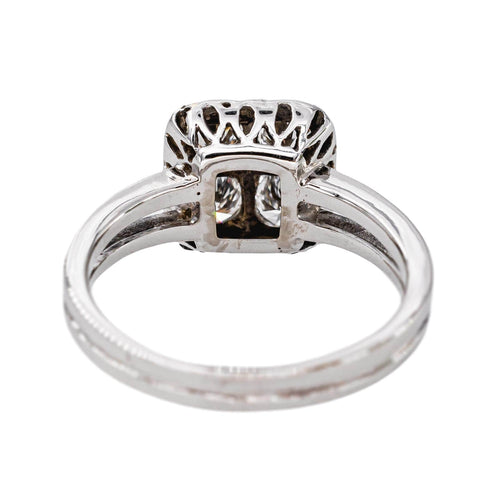 Bague 52 Bague en or blanc 750 (18 carats) pavée de diamants 58 Facettes 5709160CN
