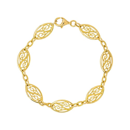 Bracelet Bracelet en or jaune 750 (18 carats) 58 Facettes 5713250CN