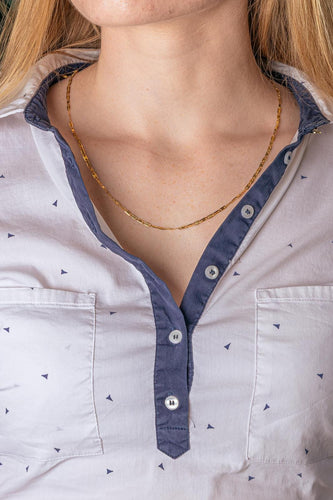 Collier Collier en or jaune 750, maille marine 58 Facettes 5726222CN