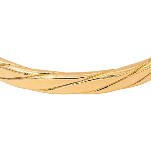 Bracelet Bracelet jonc ouvrant en or jaune 18 carats 58 Facettes 5729658CN