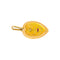 Pendentif Augis - Pendentif cœur en or jaune 750, rubis synthétiques et diamant 58 Facettes 5730663CN