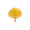 Pendentif Augis - Pendentif cœur en or jaune 750, rubis synthétiques et diamant 58 Facettes 5730663CN