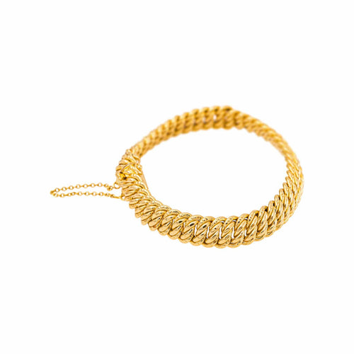 Bracelet Bracelet en or jaune 750, maille américaine 58 Facettes 5760042CN